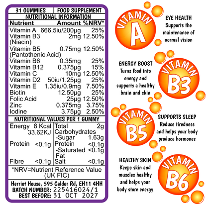 Ziggamins Multi-Vits Gummies