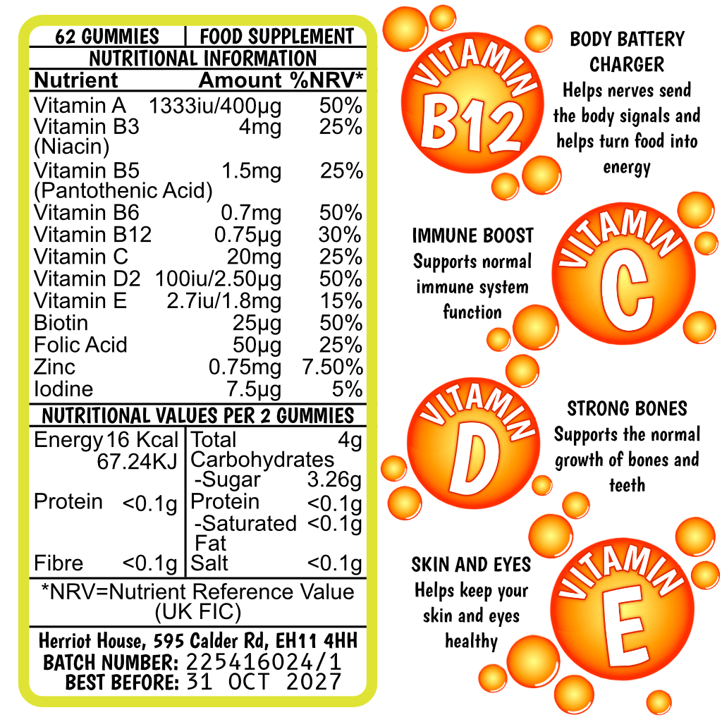 Ziggamins Multi-Vits Gummies