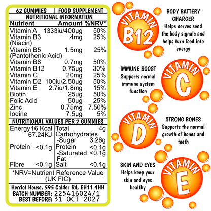 Ziggamins Multi-Vits Gummies