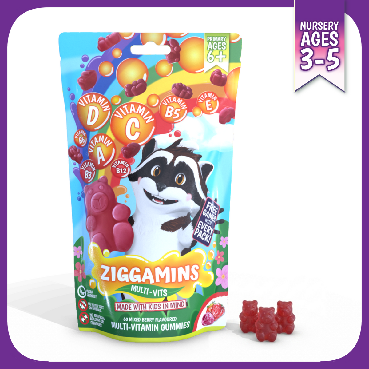 Ages 3–5